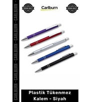 Özel Üretim Promosyon Baskılı Kurumsal Logo Ofis Kaliteli Ekonomik Plastik Tükenmez Kalem Siyah