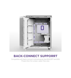 NZXT H9 FLOW RGB 2025 ARGB CM-H92FW-P1 Gaming Mid-Tower PC Kasası Beyaz