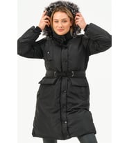 Z6774 DEWBERRY BAYAN KABAN-SİYAH