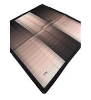 90 X 90 ipekal - Pes- Kristal Eşarp-03005 (Kahverengi)