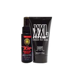 Hot XXL Cream Men Dick Hardener Delayer Enlarger 50 ml Penis Kaldıran Büyüten Geciktiricili Krem + Xir 3xeffect 60 ml Penis Geliştirici Sertleştirici Geciktirici Sprey