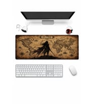 SonicTouch Klavye Mousepad 32x70cm Dikişsiz Pürüzsüz Sıvı Geçirmez Kaymaz Taban Dünyanın Eşiğinde