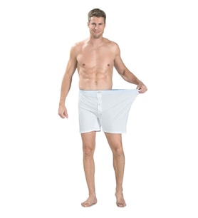 Jiber Erkek Pamuklu Büyük Beden Karışık Renkli Boxer 183 - 9 Adet 