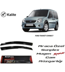 Ford Connect Cam Rüzgarlığı Mugen Tip Sunplex 2li