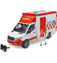 Bruder Mercedes Benz Sprinter Sirenli Ambulans ve Ekibi BR02676 (Çok Renkli)
