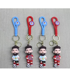 Messi Silikon Anahtarlık (Krem)