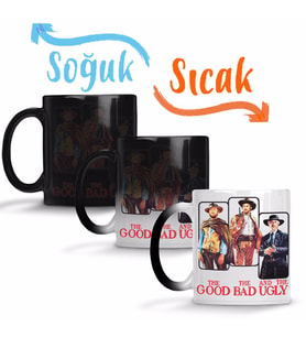 The Good, Bad and Ugly Sihirli Kupa Bardak Porselen
