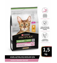 Pro Plan Purina Sterilize Yetişkin Kedi Maması 1,5 Kg