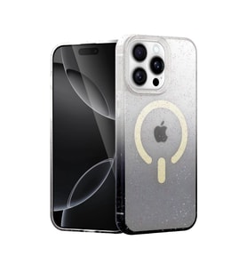 Apple İphone 14 Pro Max Pummel Shiny Magsafe Kapak - Siyah