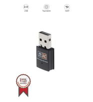 Torima YD-48  USB 2.0 600 Mbps Mini Wifi Adaptörü Kablosuz Alıcı (Siyah)