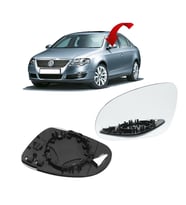 Volkswagen Passat B6 2006 - 2010 Ayna Camı Sol Şoför Tarafı - 3C0857521