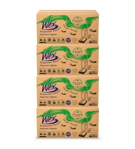 Wex Dispenser Peçete 4 Koli Toplam 72 Paket, 250 Yaprak, 2 Katlı, %100 Selüloz