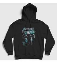 Presmono Unisex Siyah Space Avenged Sevenfold Kapüşonlu Sweatshirt 388901tt
