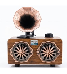 Everton Rt-744  Bluetooth Fm-Usb-Tf-Aux  Şarjlı Nostaljik Radyo