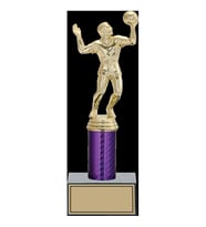 ODAK KUPA - Figürlü Kupalar - Voleybol Erkek Figürlü Kupalar FG-002 A - 26 cm