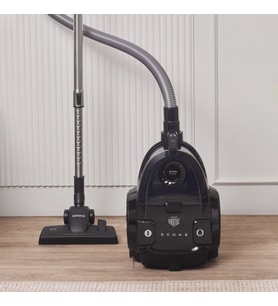 Karaca Vantuz Action Force X10 2 Lt Toz Torbasız Hazneli Elektrikli Süpürge Black 899 W