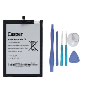 Casper Via F3 Uyumlu Pil Sıfır - Servis + TAMİR SETİ
