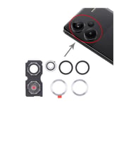 Xiaomi Uyumlu Redmi Note 13 Pro+ Plus Kamera Lensi Cam Çerçeveli Full 23090RA98C, 23090RA98G