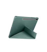 Galaxy X610 Tab S9 Fe Plus 12.4 Kılıf Kalemlikli Mars Tablet Kılıfı - Koyu Yeşil