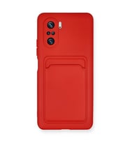 Mi 11i Kılıf Kelvin Kartvizitli - Kırmızı