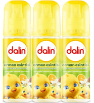 Dalin Bebek Kolonyası 150ML Orman Esintisi (Turunçgiller-Yasemin-Misk Kokulu)(3 Lü Set)