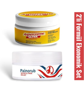 Aspercreme Paine Cream 100 Ml + Painorub Muscle Paine-Relief Cream 50 Ml / Bitkisel Destek