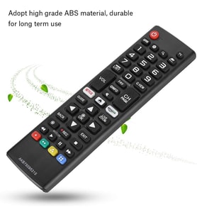 LG televizyon için Evrensel TV Uzaktan Kumanda, ABS Yüksek Hassasiyetli Uzun Mesafe Akıllı Uzaktan Kumanda Yedek AKB75095315