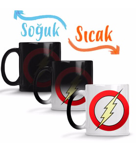 Flash Sihirli Kupa Bardak Porselen