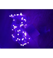 10 M 100 Led Damla Uçlu Pembe Işık Şeffaf Kablo MZ-17-9