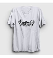 Presmono Unisex Beyaz Logo Ensiferum T-Shirt 145458tt (Beyaz)