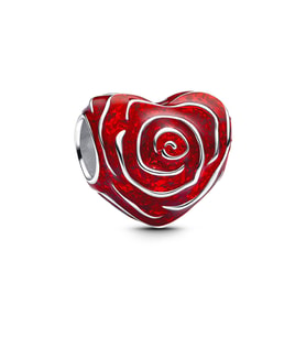 Gül Kalp Charm