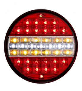 Hamburger Tip Ledli Stop Lamba 4 Fonksiyonlu 12V.