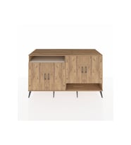 Kronos Konsol 6 Raflı 4 Kapaklı 176x59x99 Çam-Çam/Aytaşı