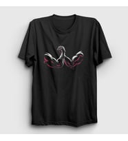 Presmono Unisex Siyah Arm Wrestling Bilek Güreşi T-Shirt 495368tt