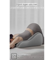 VISCORA Üçgen Pozisyon Yastığı  İlişki ve Dinlenme Pozisyon Desteği 3D Ergonomik Visco 23x50x40