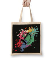 Rugby Silhouette Retro Design Bez Çanta Uzun Saplı