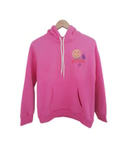 7-15 Yaş Kız Çocuk Şardonlu Kapüşonlu Sweatshirt 75091 Pembe