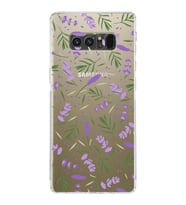 PrintiFy Samsung Galaxy Note 8 ile Uyumlu Water Color 3  Kamera Korumalı Şeffaf  Kılıf