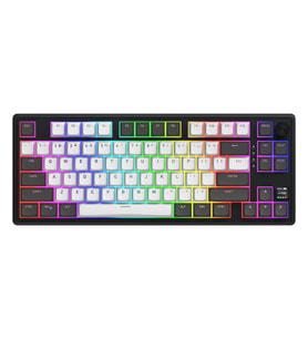 HATOR Skyfall Pro Wireless Grey-Black %80 Hator Aurum Vanilla Silent Switch Hotswap RGB Kablosuz İngilizce Mekanik Gaming Klavye (HTK4180)