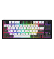 HATOR Skyfall Pro Wireless Grey-Black %80 Hator Aurum Vanilla Silent Switch Hotswap RGB Kablosuz İngilizce Mekanik Gaming Klavye (HTK4180)