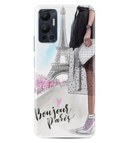 Infınix Hot 12 Kılıf Resimli Desenli Baskılı Silikon Bonjour Paris 1419