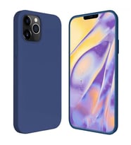 Apple iPhone 12 Pro 6.1'' İçi Kadife Silikon Kılıf Lacivert