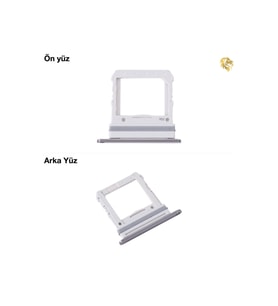 Samsung Z Flip 2 Sim İç Yuvası Tekli Siyah Sim yuvası sim tepsisi sim aparatı yeni sim yuvası tekli sim tepsisi sim çekmecesi
