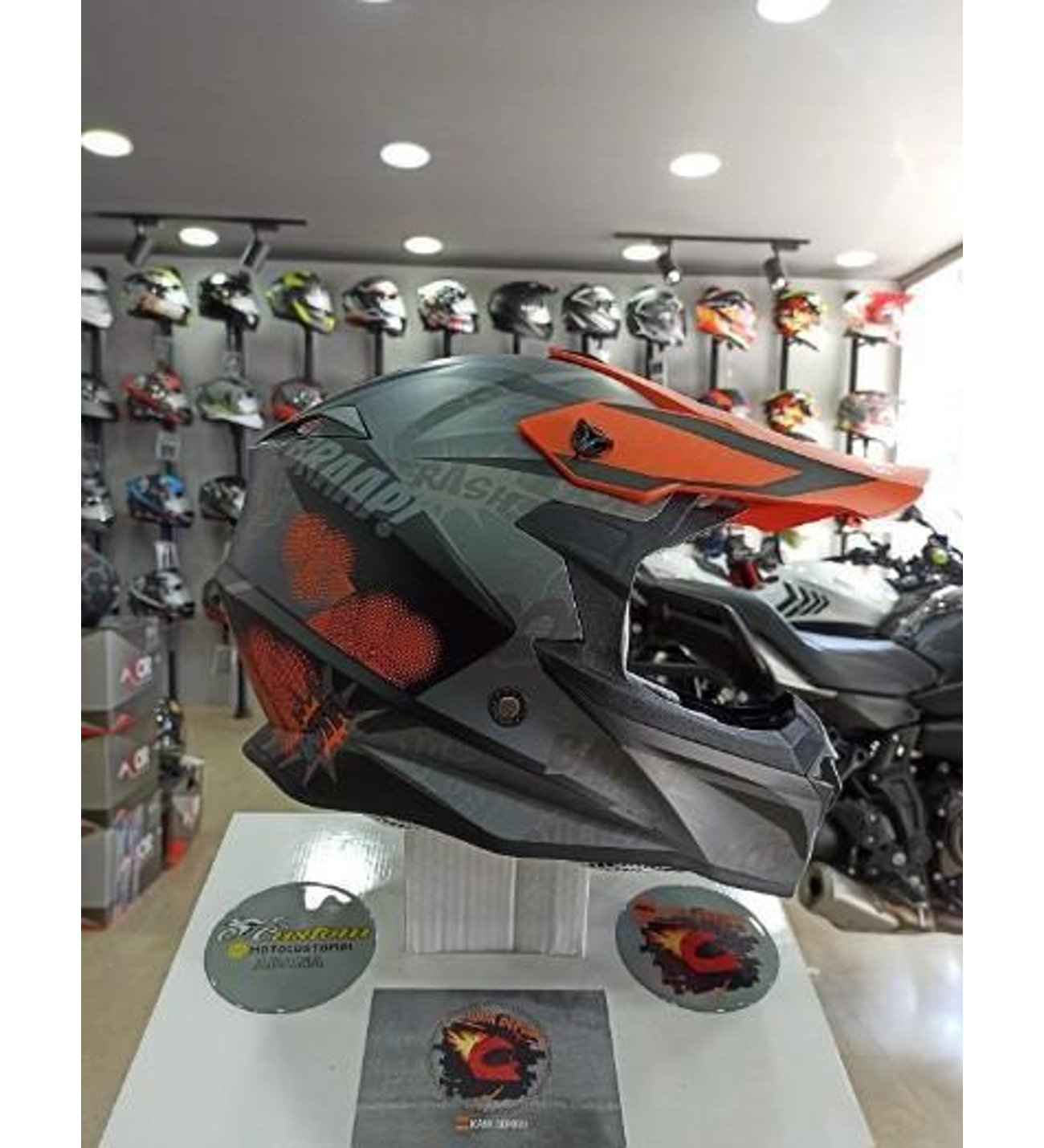 Sway 617 Full Face Cross Kapalı Bisiklet Motosiklet Enduro Kaskı