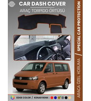 VOLKSWAGEN TRANSPORTER T5 (2003-2016) Torpido Örtüsü Ön Göğüs Koruma Torpido Koruma Tam Uyum Kaymaz