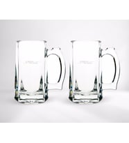BK Gift Kişiye Özel İsimli İkili Bremen Bira Bardağı (Beyaz)