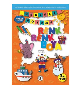 Örnekli Boyama Renk Boya 3+Yaş
