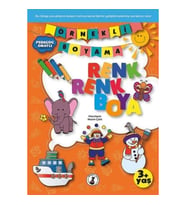Örnekli Boyama Renk Boya 3+Yaş