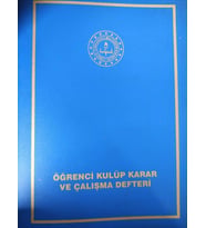 ÖĞRENCİ KULÜP KARAR VE ÇALIŞMA DEFTERİ - GÜLPAŞ