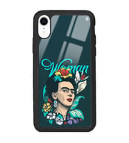 iPhone XR Women Frida Kahlo Tasarımlı Glossy Telefon Kılıfı